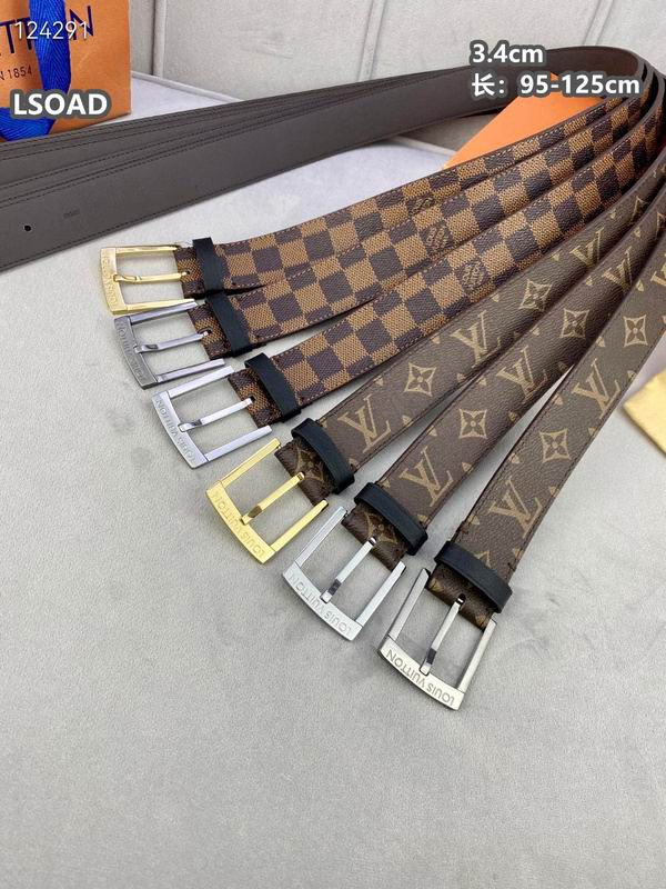 LV belt 34mmX95-125cm 8L24